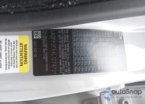 2020 Jaguar E-Pace Se P250 Awd Automatic from USA, damaged, VIN SADFP2FX4L1Z74721